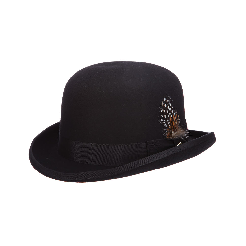 Stacy Adams Wool Felt Bowler- Monroe – Tenth Street Hats display picture 1