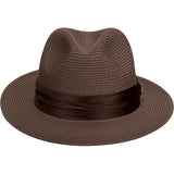 Stacy Adams Straw Fedora- Dublin