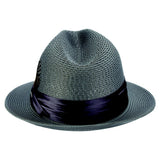 Stacy Adams Straw Fedora- Dublin
