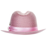 Stacy Adams Straw Fedora- Dublin