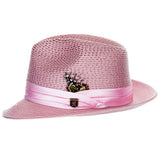 Stacy Adams Straw Fedora- Dublin