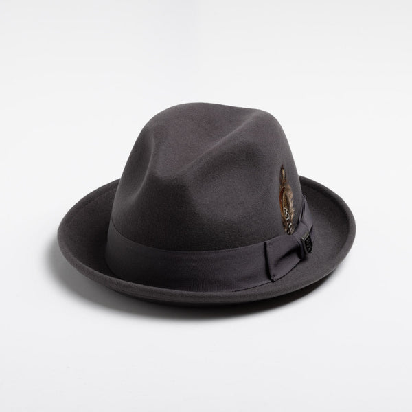 Stacy Adams Wool Felt Fedora- Chelsea – Tenth Street Hats