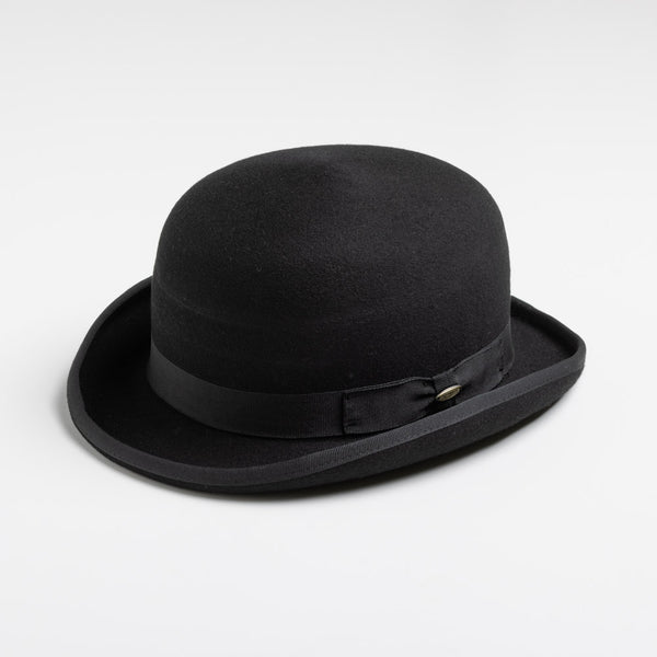 Black felt hot sale derby hat