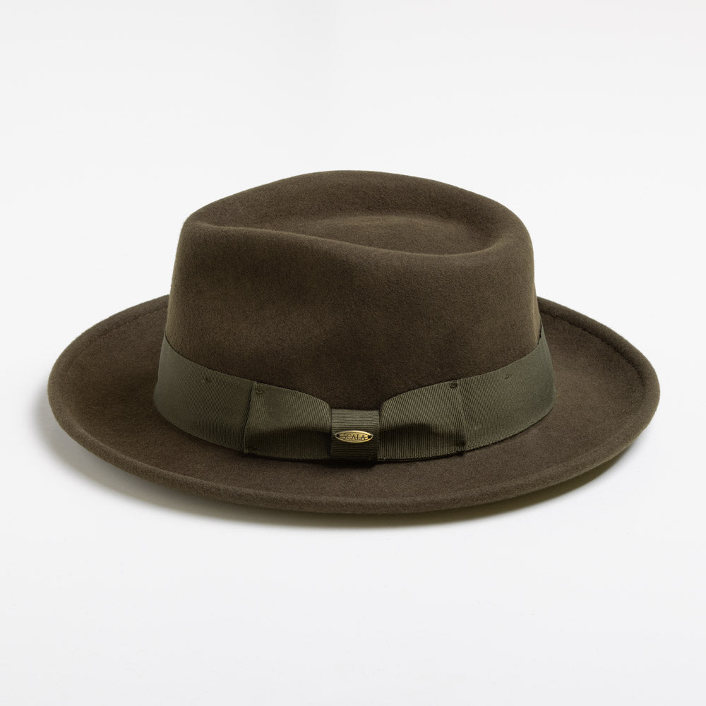 Scala Wool Felt Fedora- Bristol – Tenth Street Hats