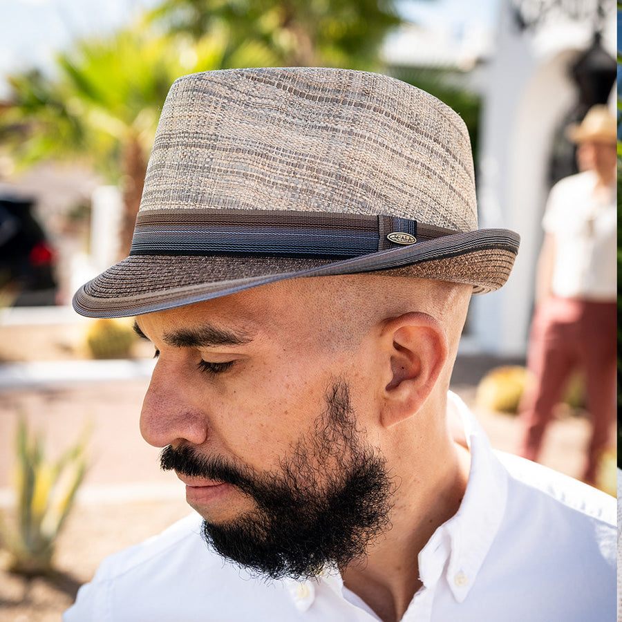 Scala Havana - Straw Fedora Hat