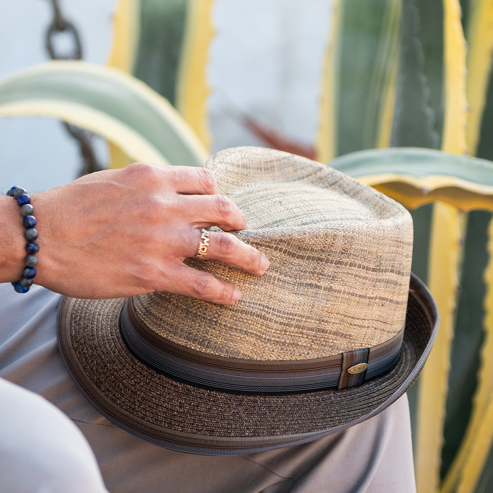 Scala Straw Fedora- Saint Louis – Tenth Street Hats