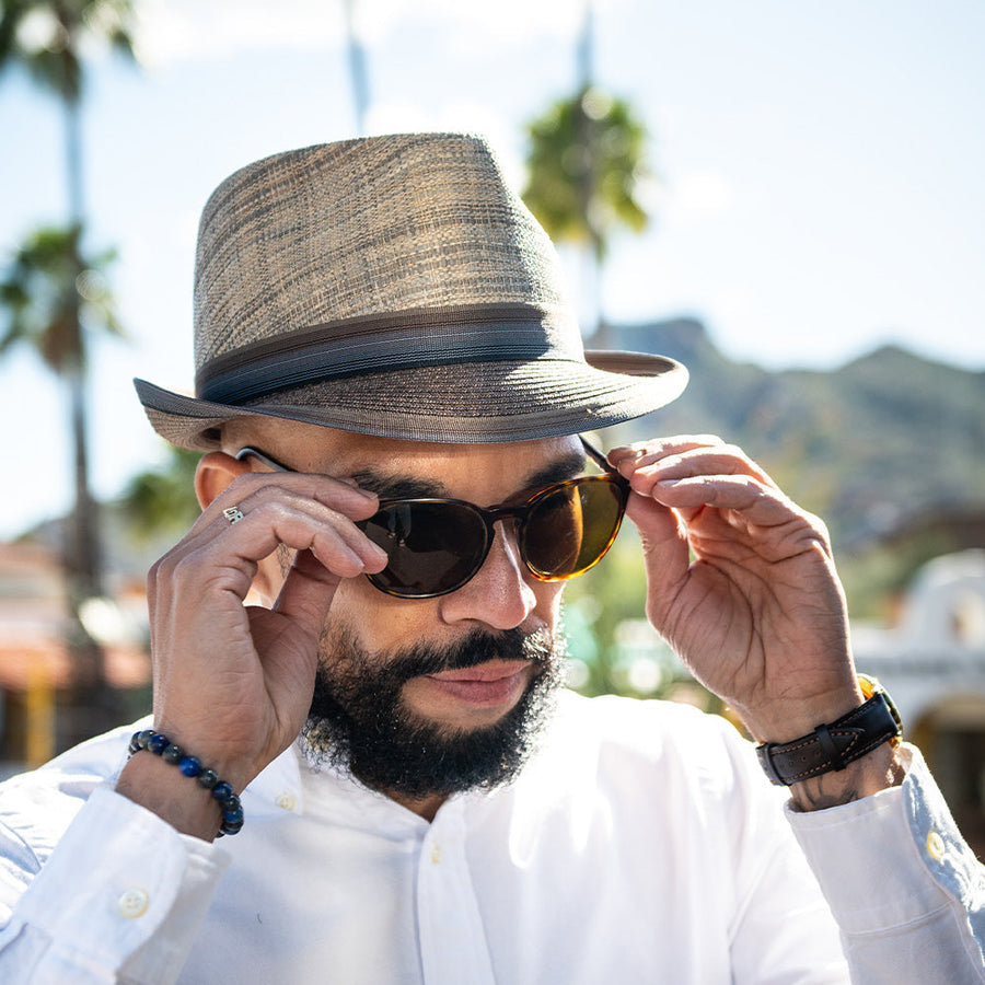Scala Malabar- Straw Fedora Hat main image 1