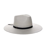 Biltmore Straw Fedora- Fine Line