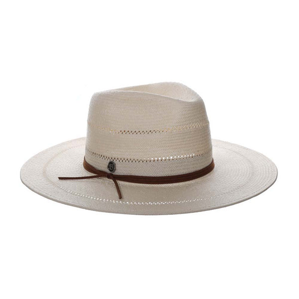 Biltmore Straw Fedora- Adore You – Tenth Street Hats display picture 1