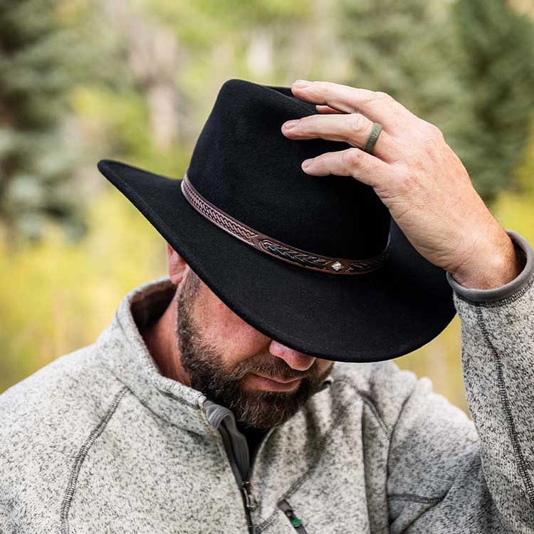 Scala Wool Felt Outback- Durango – Tenth Street Hats