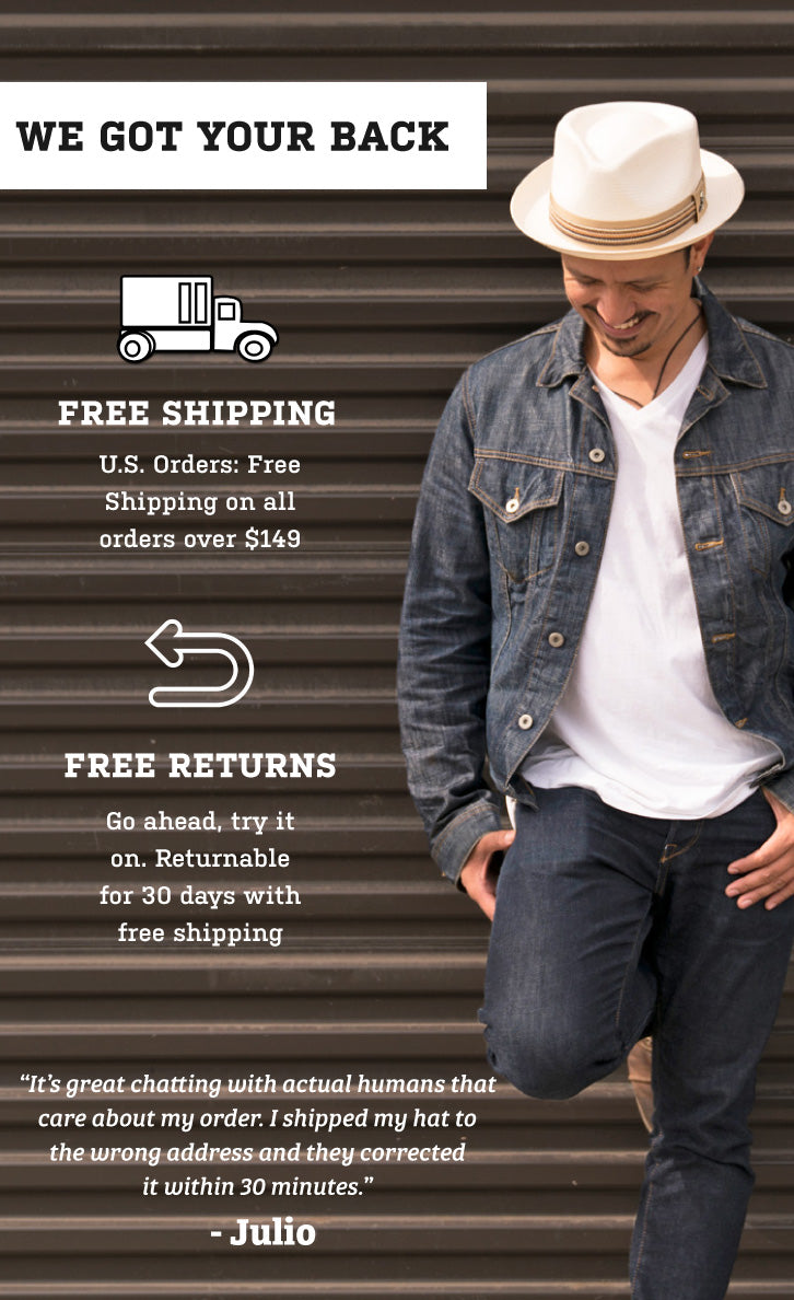Free shipping on all orders over $149 and free turns within 30 days of purchase