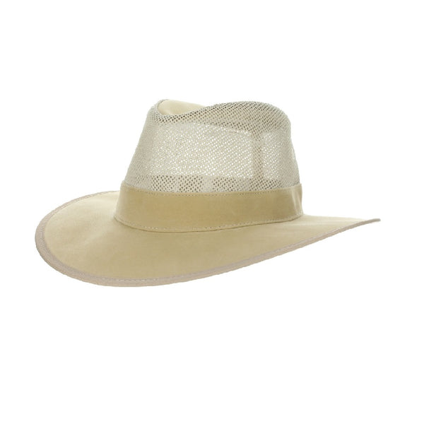 Dorfman Pacific Soaker Safari- Willow Natural Men's S/M Hat