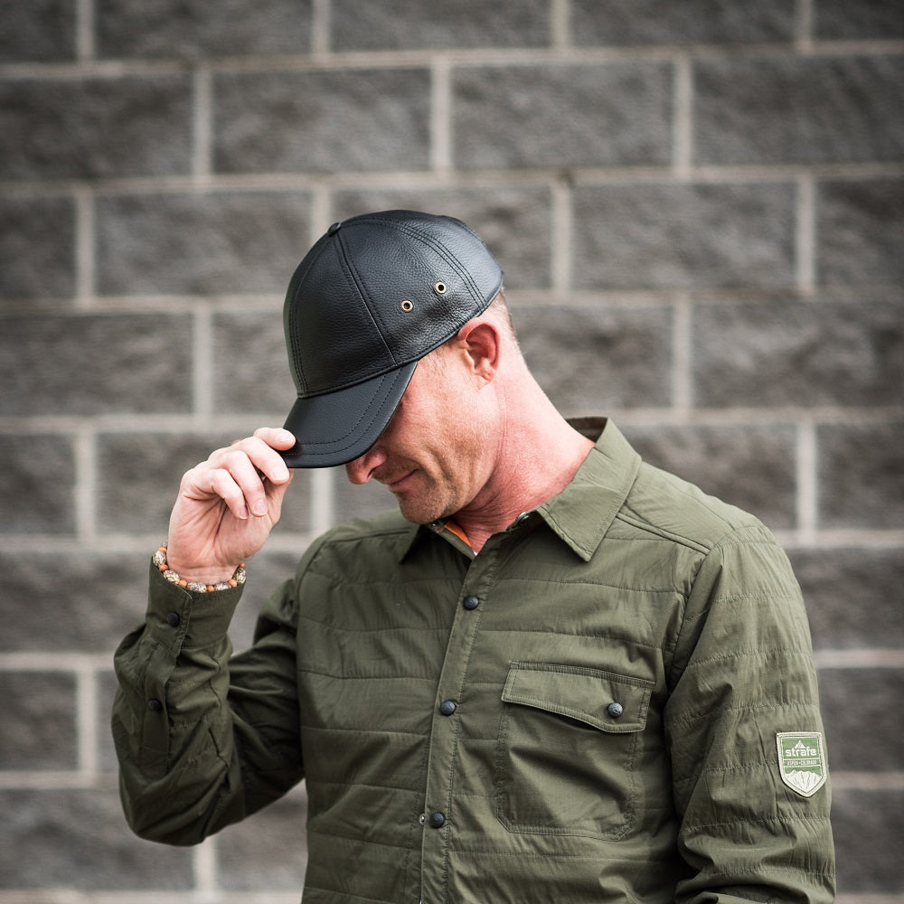 Stetson Leather Cap- Peyton – Tenth Street Hats