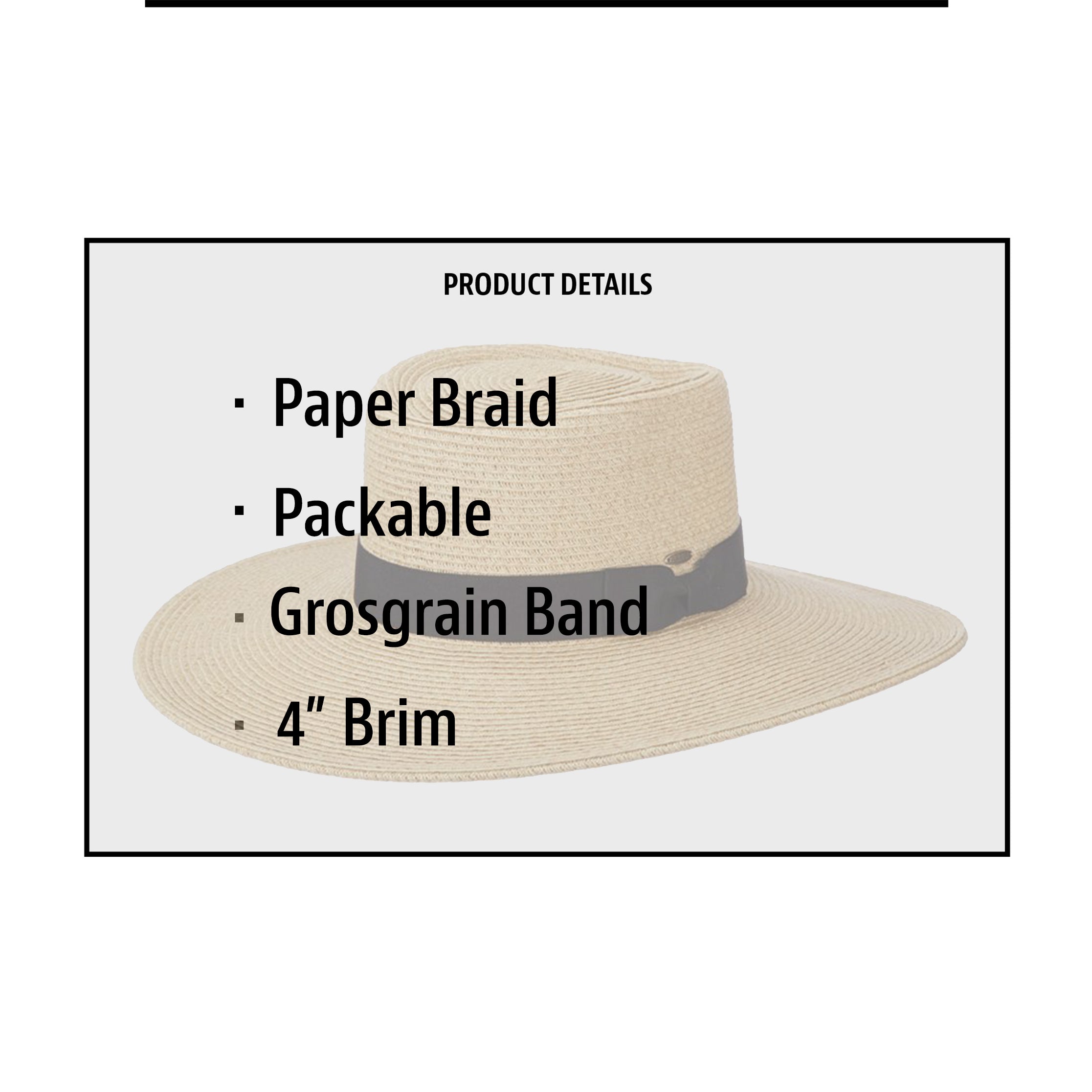 Scala Straw Boater- Diego – Tenth Street Hats