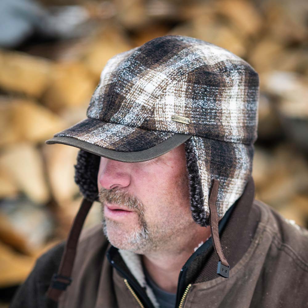 Stetson Men's American Ber Lined Knit Trooper Hat