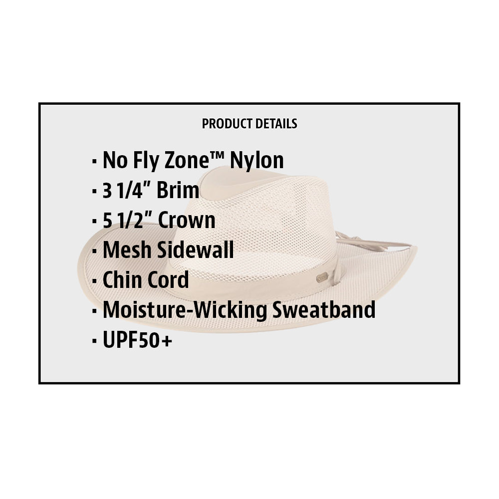 Stetson No Fly Zone Preserver HyperKewl Aussie Hat Sun Protection
